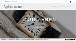 Desktop Screenshot of luxusuhren.de